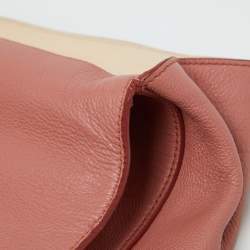 Chloe Peach Pink Leather Large Elsie Chain Shoulder Bag