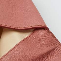 Chloe Peach Pink Leather Large Elsie Chain Shoulder Bag