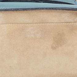 Pre Owned Chloe Blue Leather Medium Drew Shoulder Bag