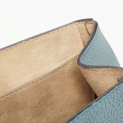Pre Owned Chloe Blue Leather Medium Drew Shoulder Bag