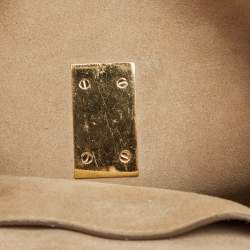 Pre Owned Chloe Blue Leather Medium Drew Shoulder Bag