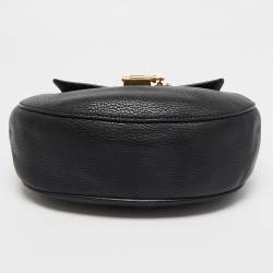 Chloe Black Leather Medium Drew Shoulder Bag