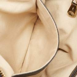 Chloe Black/Beige Leather Medium Ethel Satchel