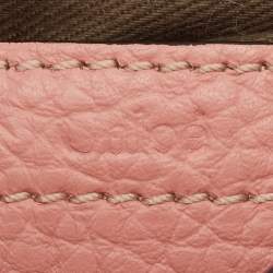Chloe Light Pink Leather Mini Marcie Crossbody Bag