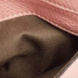 Chloe Light Pink Leather Mini Marcie Crossbody Bag