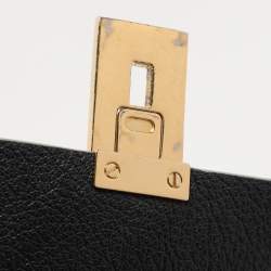 Pre Owned Chloe Black Leather Small Drew Shoulder Bag