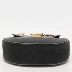 Pre Owned Chloe Black Leather Small Drew Shoulder Bag