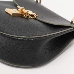 Pre Owned Chloe Black Leather Small Drew Shoulder Bag