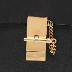 Pre Owned Chloe Black Leather Small Drew Shoulder Bag