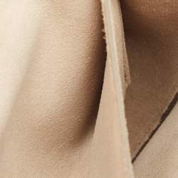 Pre Owned Chloe Peach/Brow Leather Medium Drew Shoulder Bag