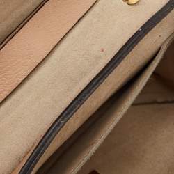 Chloe Beige Leather Small Drew Shoulder Bag