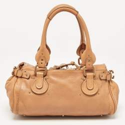 Chloe Brown Leather Medium Paddington Satchel