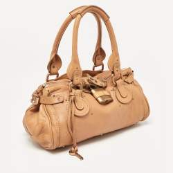 Chloe Brown Leather Medium Paddington Satchel