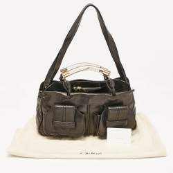 Chloe Black Leather Medium Saskia Satchel