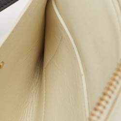 Chloe Off White Leather Small Roy Shoulder Bag
