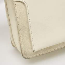 Chloe Off White Leather Small Roy Shoulder Bag