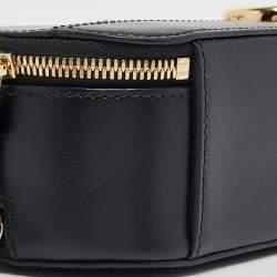 Pre Owned Chloe Black Leather C Vanity Shoulder Bag