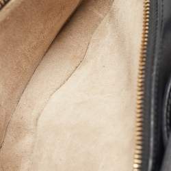 Pre Owned Chloe Black Leather C Vanity Shoulder Bag