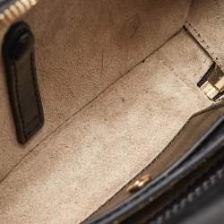 Pre Owned Chloe Black Leather C Vanity Shoulder Bag