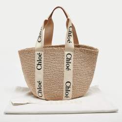 Chloe Natural Fibers Large Woody Tote