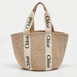 Chloe Natural Fibers Large Woody Tote
