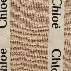 Chloe Natural Fibers Large Woody Tote
