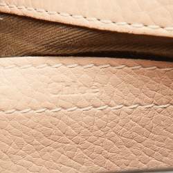 Pre Owned Chloe Beige Leather Small Marcie Shoulder Bag