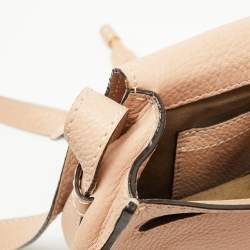 Pre Owned Chloe Beige Leather Small Marcie Shoulder Bag