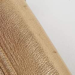 Chloe Gold Leather Medium Drew Shoulder Bag