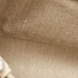 Pre Owned Chloe Beige Canvas Medium Woody Tote