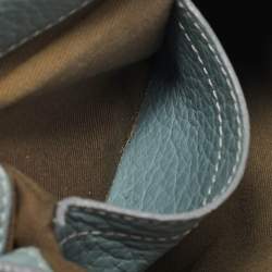 مملوكة مسبقًا Chloe Light Blue Leather Mini Marcie Crossbody Bag