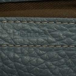 مملوكة مسبقًا Chloe Light Blue Leather Mini Marcie Crossbody Bag