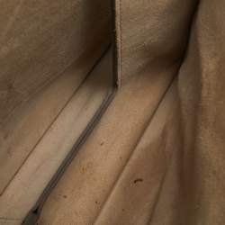 Chloe Brown/Orange Leather ad Suede Faye Medium Shoulder Bag