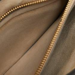 Chloe Brown/Orange Leather ad Suede Faye Medium Shoulder Bag