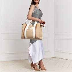 Pre Owned Chloe Brown Canvas Changing/Diaper Bag
