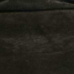 Pre Owned Chloe Black Leather and Suede Embellished Flap Hobo