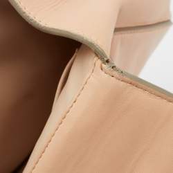 Chloe Peach Leather Small Embellished Elsie Shoulder Bag