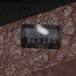 Chloé Beige/Brown Snakeskin and Leather Darla Top Handle Bag