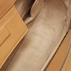 Chloe Beige/Black Leather and Suede Roy Crossbody Bag