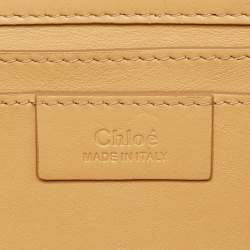 Chloe Beige/Black Leather and Suede Roy Crossbody Bag