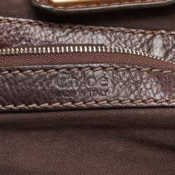 Chloe Dark Brown Leather Medium Paddington Satchel