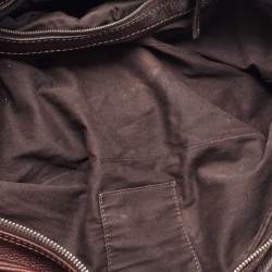 Chloe Dark Brown Leather Medium Paddington Satchel