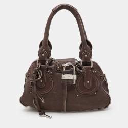 Pre Owned Chloe Brown Leather Paddington Satchel