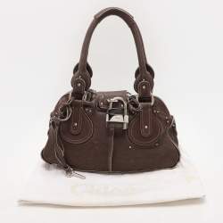 Pre Owned Chloe Brown Leather Paddington Satchel