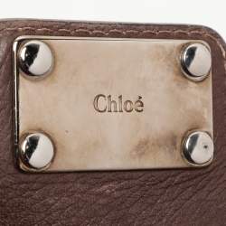 Pre Owned Chloe Brown Leather Paddington Satchel