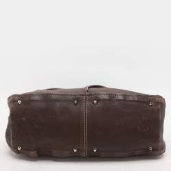 Pre Owned Chloe Brown Leather Paddington Satchel