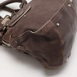 Pre Owned Chloe Brown Leather Paddington Satchel