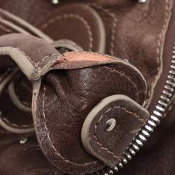 Pre Owned Chloe Brown Leather Paddington Satchel