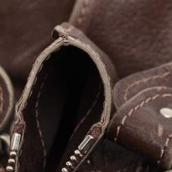 Pre Owned Chloe Brown Leather Paddington Satchel