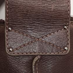 Pre Owned Chloe Brown Leather Paddington Satchel